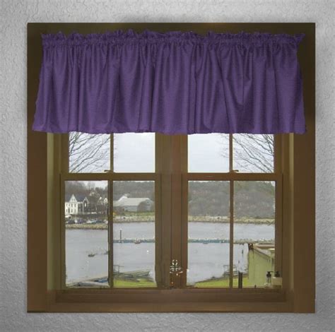 Maybe you would like to learn more about one of these? Solid Purple Color Valance In Many Lengths - Custom Size