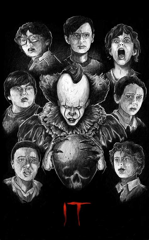 Stephen King S IT Graphic Poster On Behance Stephen King Movies Stephen King Horror Movie Art