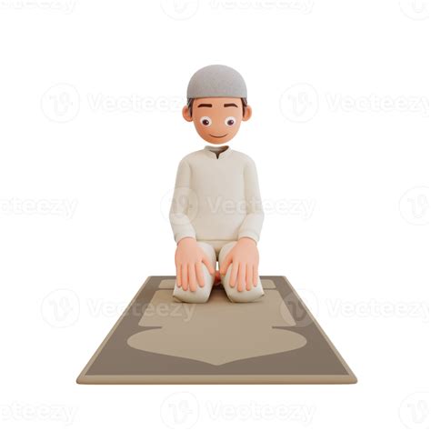 Illustration Muslim Boy Praying 8846291 Png