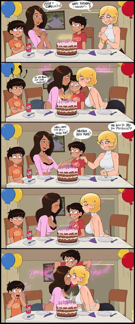 Cartoon Comic Porn Mix Auntie Birthday Porno Foto