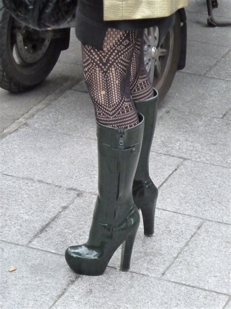 Louis Vuitton High Heel Wellies Boots Louis Vuitton Shoes Heels High Heels