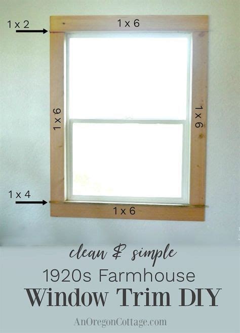 Farmhouse Windows Trim Simple 68 Ideas Diy Window Trim Farmhouse