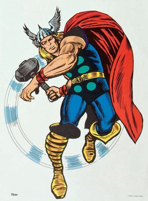 1960s Thor Poster Marvel Comics Art Thor Comic Art Marvel Comics