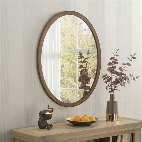 Puccini Oval Wooden Mirror The Online Mirror Shop