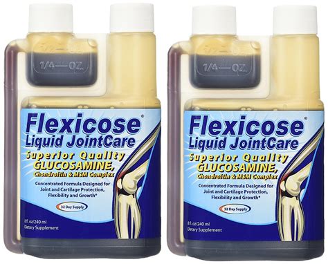 Flexicose Liquid Jointcare For Arthritis And Joint Pain Relief 8 Oz
