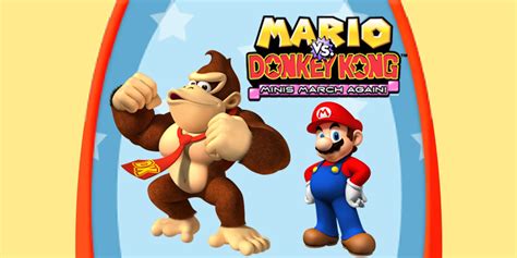 Mario Vs Donkey Kong Minis March Again Nintendo Dsiware Games