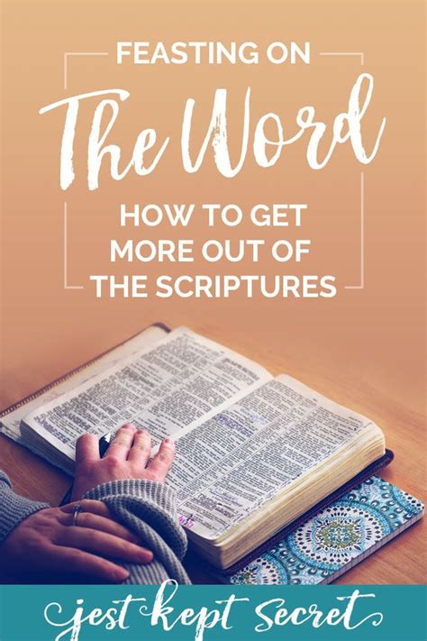 Feasting On The Word How To Get More Out Of The Scriptures Jest Kept