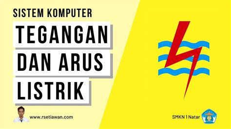 Check spelling or type a new query. Pengertian Arus listrik dan tegangan listrik: Rumus dan ...