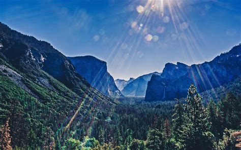 Download Wallpapers 4k Yosemite Valley Hdr Summer American