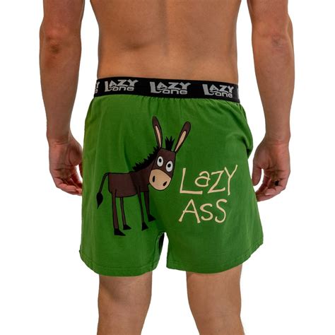 Lazy One Lazyone Funny Animal Boxers Novelty Boxer Shorts Humorous