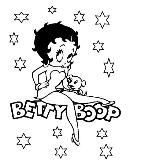 Free Printable Betty Boop Coloring Pages Coloring Home 34236 The Best