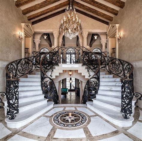 37 Amazing Double Staircase Design Ideas With Luxury Look Luxury