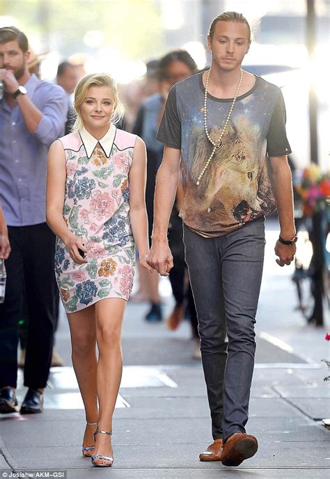 Chloe Grace Moretz Arrives Hand In Hand With Big Brother Trevor For If
