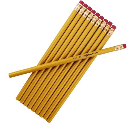 Ezpencils Personalized Pencil Bulk Round Pencils