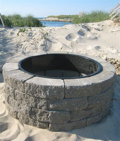 Fire pit kits stone gas wood burning custom stonewood products. Cape Cod Fire Pits | Wood Burning Fire Pit Kit | Nantucket ...