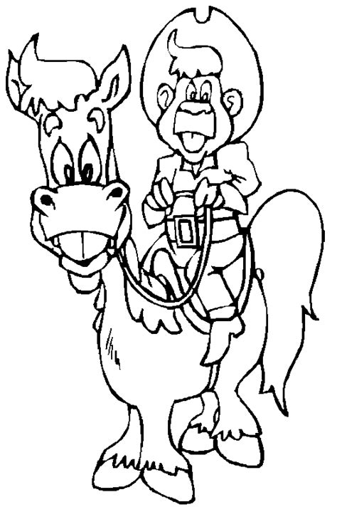 Helen spencer's adult coloring books brings you cowboy rodeo grayscale coloring book for adults: Cowboy Coloring Pages To Print | So Percussion