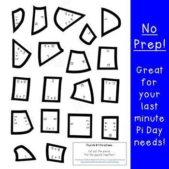 Pi has interested people around the world for over 4,000 years. ADDITION Pi Day for Elementary Students - FUN Puzzle Activities or Math Centers | HoJo's ...