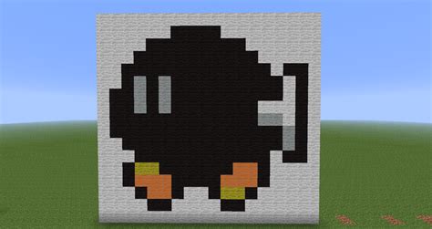 Minecraft Pixel Art Mario Bomb By Diablofr91 On Deviantart