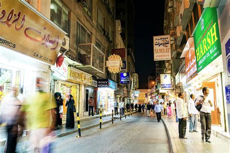 Souk Shopping Street In Central Manama City Bahrain Photograph By Jm