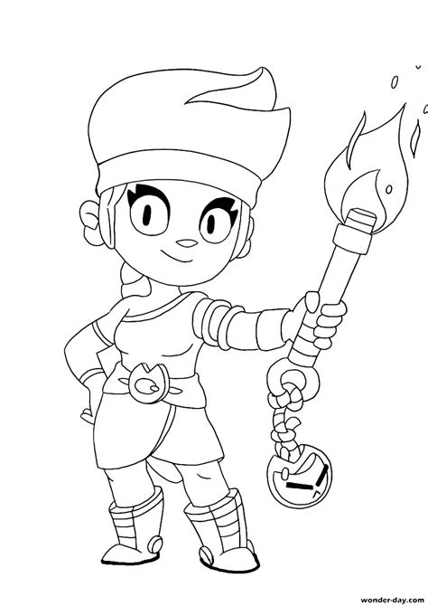 Brawl Stars Coloring Pages Learny Kids