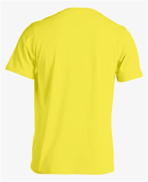 Custom Tee Template Yellow Back Yellow T Shirt Front And Back