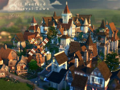 The Sims Resource Old Henford Medieval Town