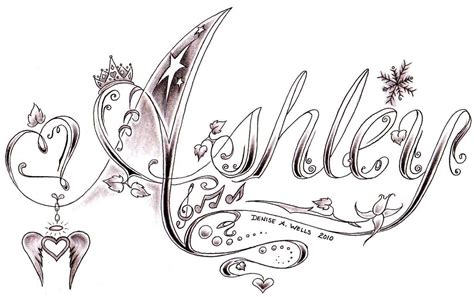Ashley Tattoo Design By Denise A Wells This Is A Design F Flickr