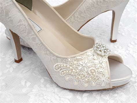Craftsfrenzy ~sexy Bridal Shoes Lace~