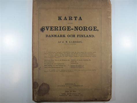 8.000 herlige ferieboliger i danmark, norge, tyskland og sverige; KARTA OFVER SVERIGE-NORGE, DANMARK OCH FINLAND von LARSSON ...