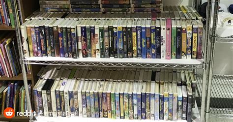This Rack Of Vhs Tapes At Goodwill Nostalgia