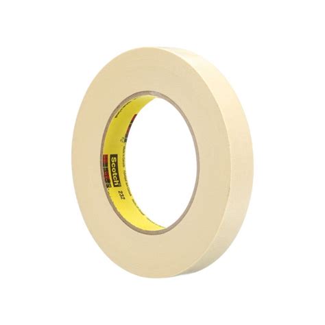 3m scotch® high performance masking tape 18 mm 3 4 x 55 m 180 tan roll 232 18x55