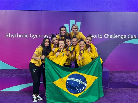 Meninas da ginástica rítmica faturam bronze na Romênia Destaque Noticias