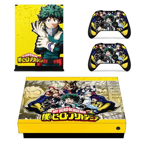 My Hero Academia Xbox One X Skin Decal Sticker