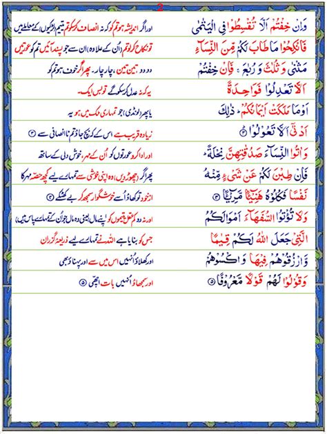 Surah An Nisa With Urdu Translation Surah Al Nisa Tilawat