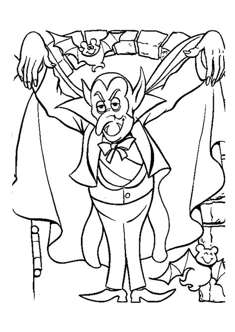 Vampires To Print For Free Vampires Kids Coloring Pages