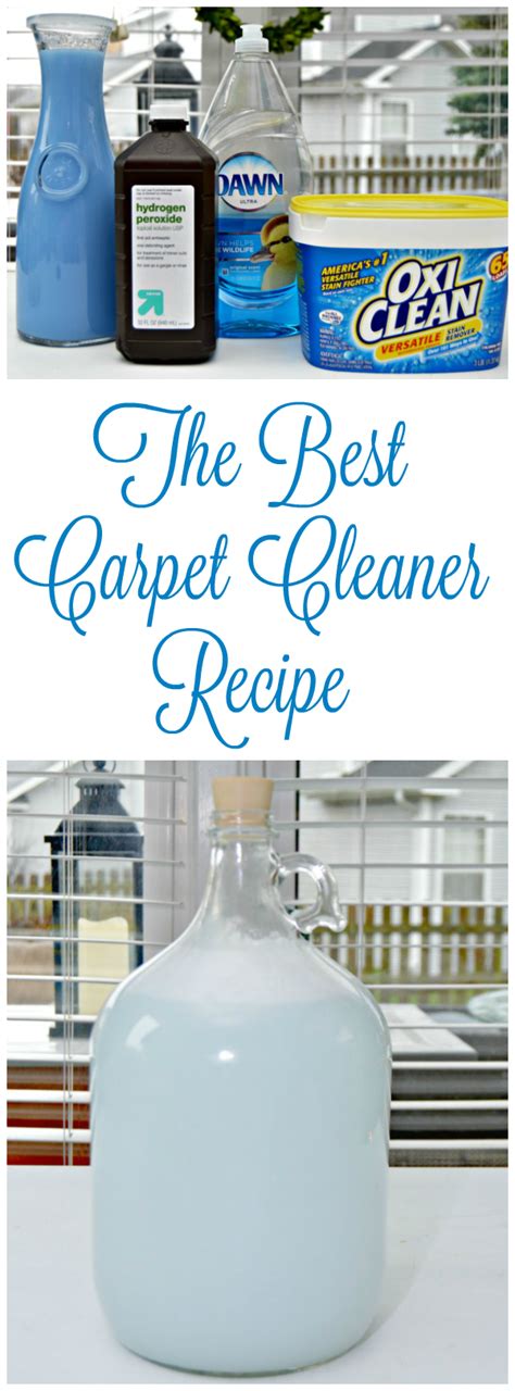 Homemade Carpet Cleaner With Peroxide And Vinegar Dawn Soap Recipe