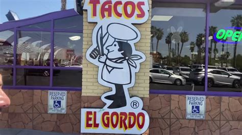 Tacos El Gordo Las Vegas 🌮🌮 Youtube