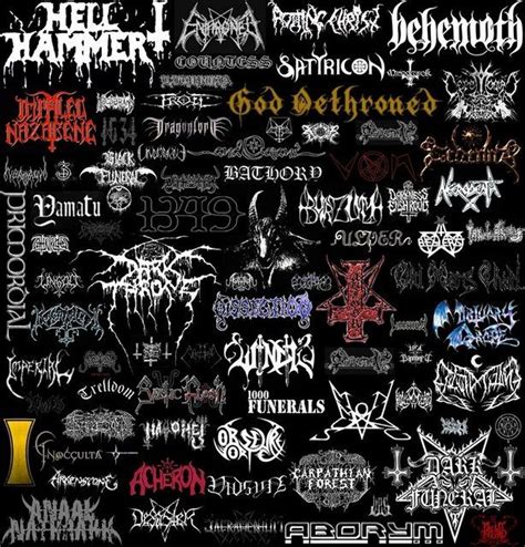 Metal Logos Black Metal Metal Band Logos Metal