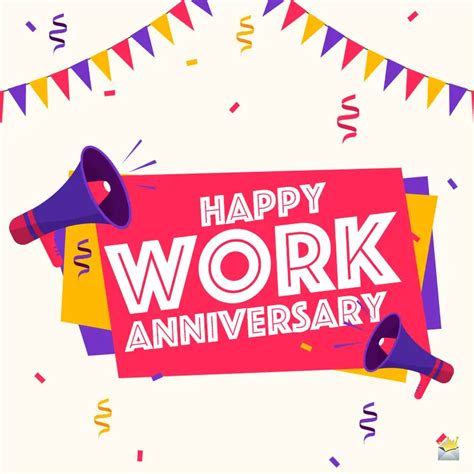 Happy Work Anniversary Wishes Love Working With You