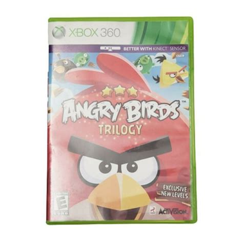 Microsoft Xbox 360 Angry Birds Trilogy Video Game Complete 2012 Ebay