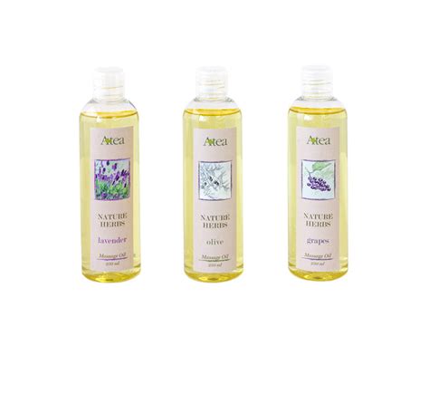Nature Herbs Body Massage Oil Sweet Almond 250 Ml • Atea Natural Cosmetics