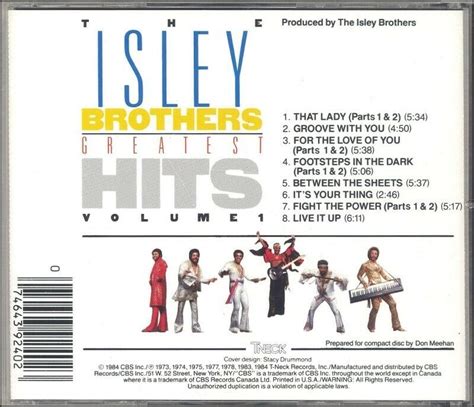 the isley brothers ~ greatest hits volume one ~ 1984 cd ~ japan