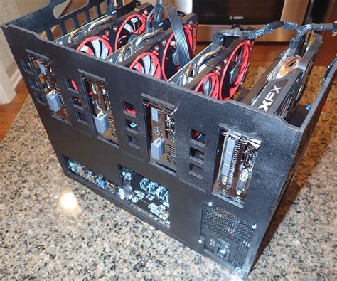 Simple Stackable Gpu Mining Rig 10 Steps With Pictures Instructables