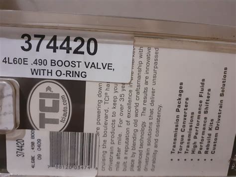 4L60E Valve body kit and Boost Valve - LS1TECH - Camaro and Firebird