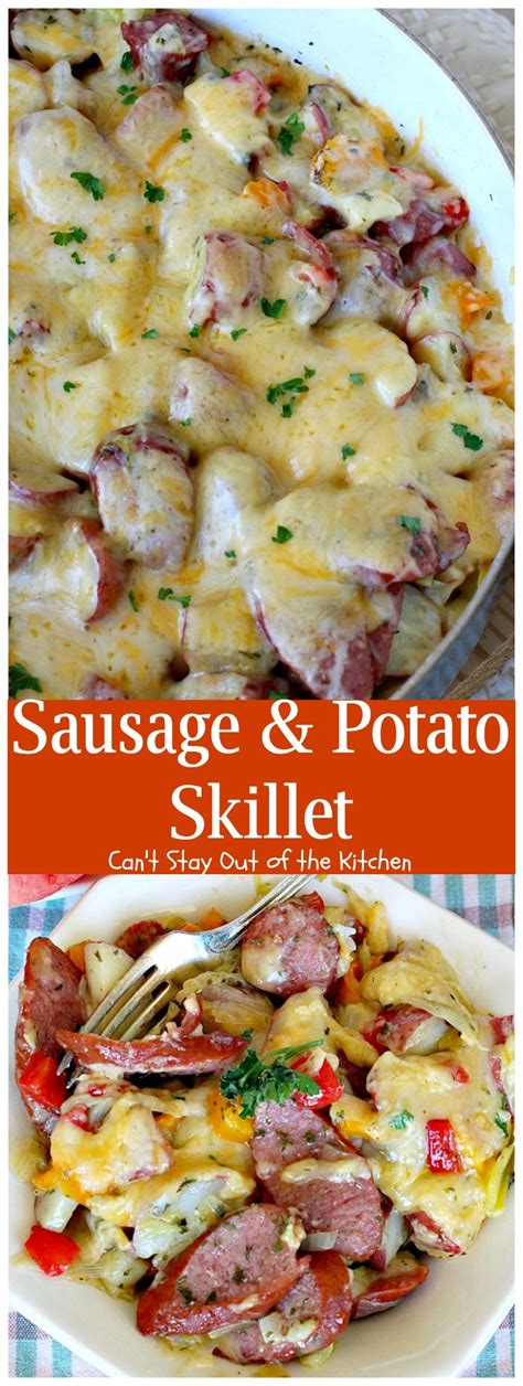 Cover and simmer for 5 minutes, or until potatoes are tender. Sausage and Potato Skillet - Can't Stay Out of the Kitchen