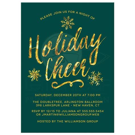 Invitation Cards For Office Party Save Company Holiday Party
