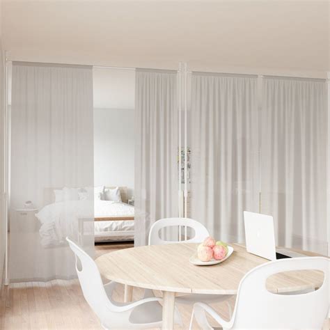 Best way to hang curtain room divider. Anywhere Curtain Rod & Room Divider | Shop Curtain Tension ...