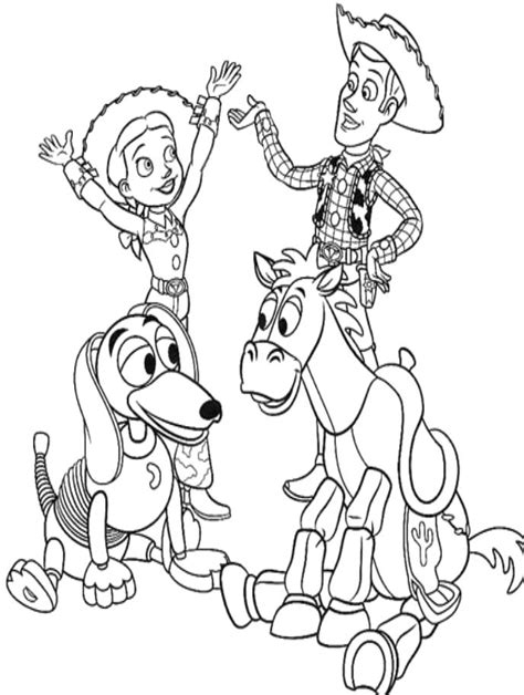 Woody Coloring Pages Jessie Toy Story Disney Colouring Printable Sheets Porn Sex Picture