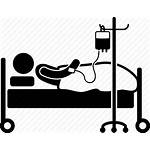 Hospital Patient Clipart Transparent Icon Bed Cartoon