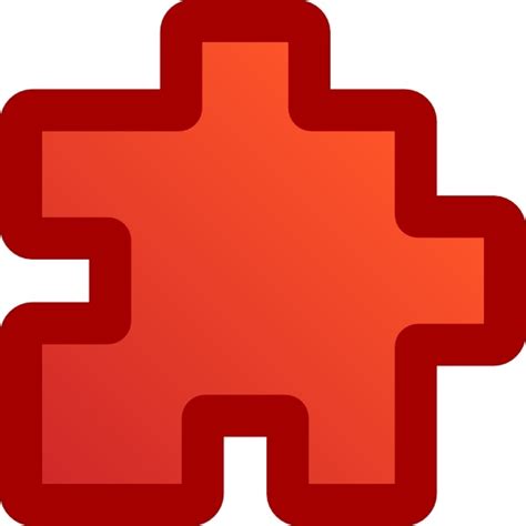 Icon Puzzle Red Clip Art Vectors Graphic Art Designs In Editable Ai